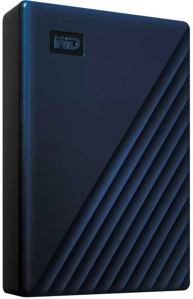 Kietasis diskas Mėlynas 2,5 colio „Western Digital My Passport“ MAC diskui, 6 TB, Mėlyna