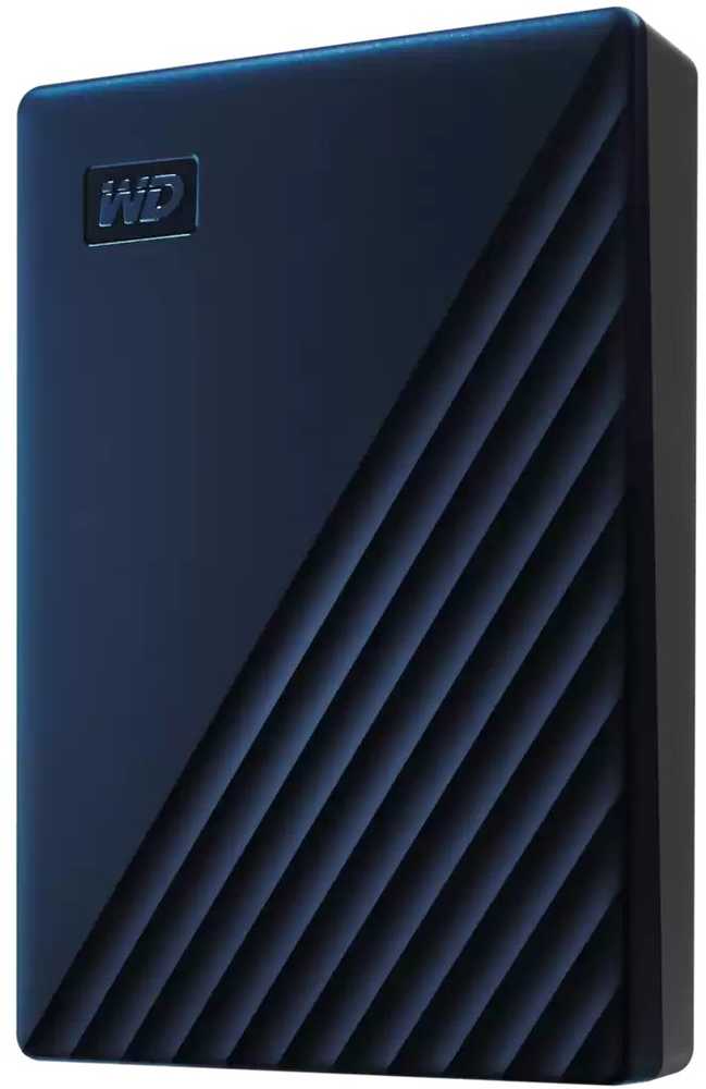 Kietasis diskas Mėlynas 2,5 colio „Western Digital My Passport“ MAC diskui, 6 TB, Mėlyna