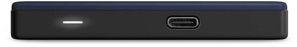 Kietasis diskas Western Digital „My Passport Ultra 5TB Mėlyna USB-C/USB3.0 HDD 2,5" metalinio apdailos nešiojamas išorinis RTL diskas