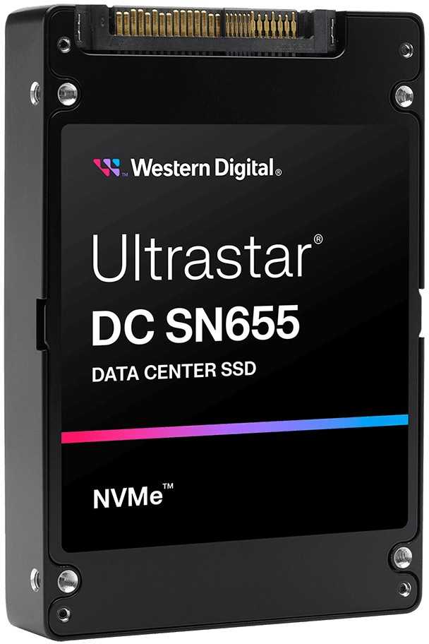 SanDisk Qnap WD, SSD, Ultrastar SN655, PCIe NVMe Gen4, U.3 15mm, 7.68TB, 0TS2462 | QNAP