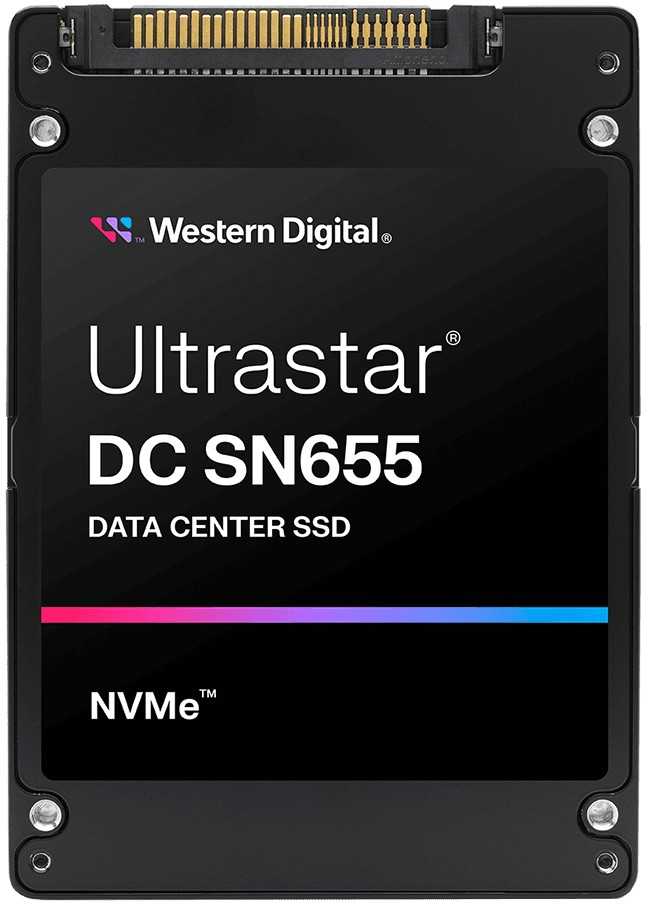 SanDisk Qnap WD, SSD, Ultrastar SN655, PCIe NVMe Gen4, U.3 15mm, 7.68TB, 0TS2462 | QNAP