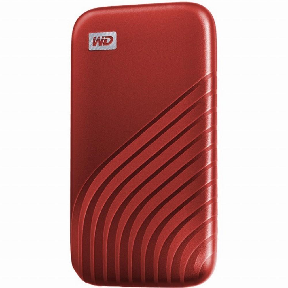 Kietasis diskas Western Digital MYPASSPORT SSD 2TB Raudonas - 1050MB/S READ 1000MB/S WR PC/MAC