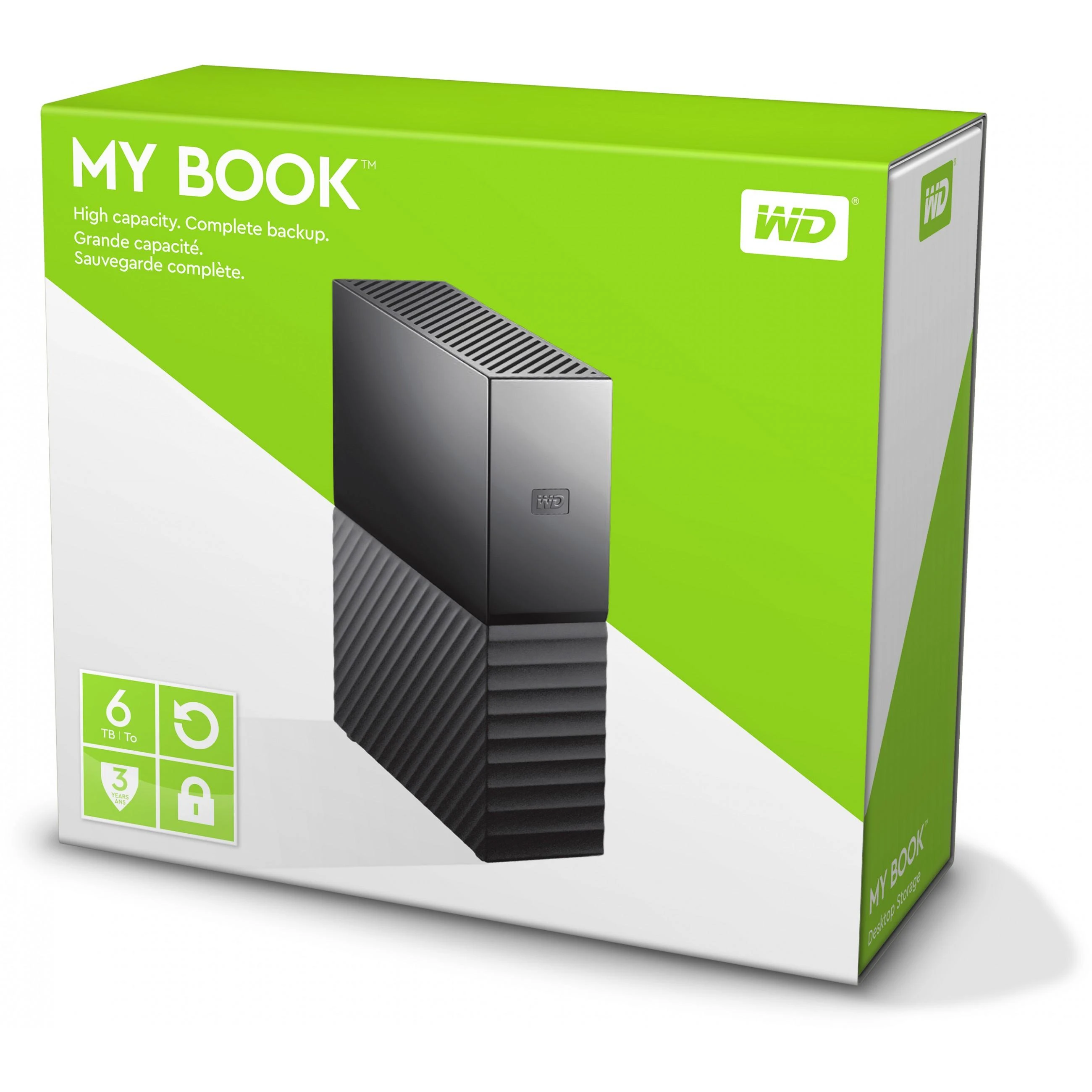 Išorinis kietasis diskas HDD Western Digital My Book (3.5”, 6TB, USB 3.0)