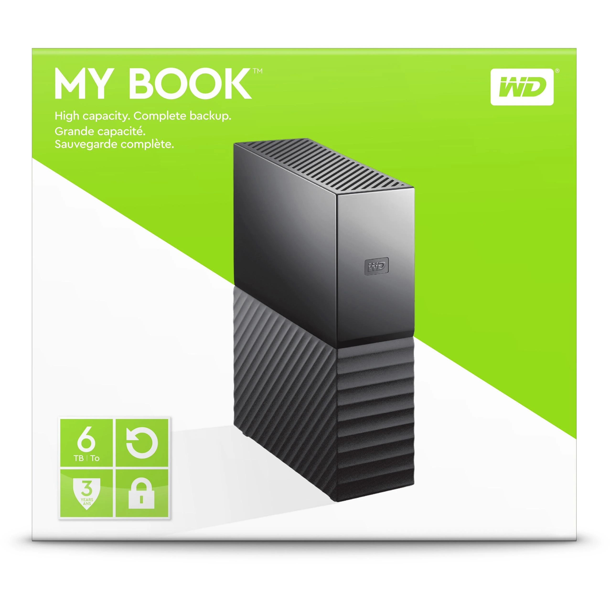 Išorinis kietasis diskas HDD Western Digital My Book (3.5”, 6TB, USB 3.0)
