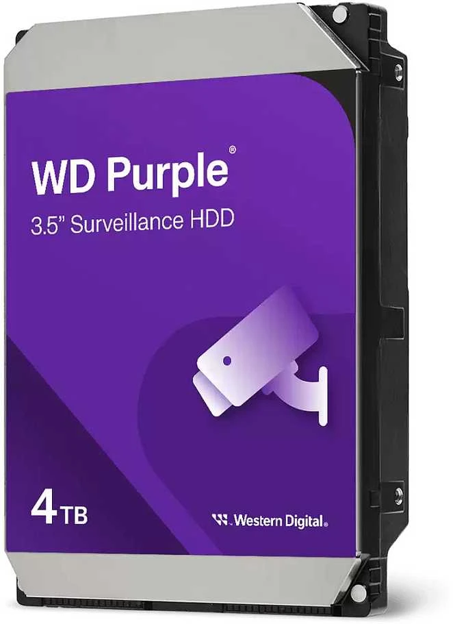 Western Digital WD Violetinė 4TB CMR, 3.5'', 128MB, SATA 6Gbps