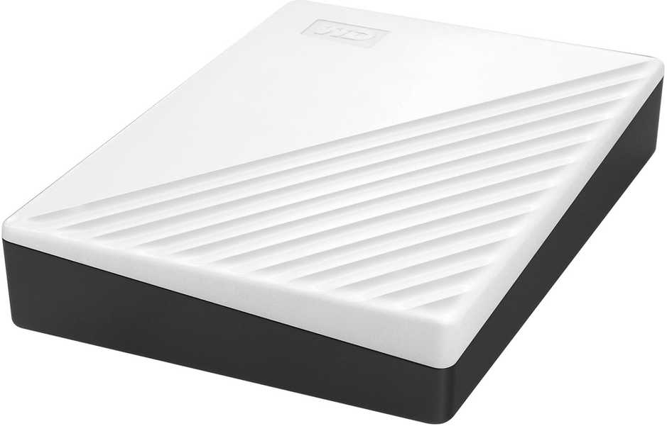 Kietasis diskas „Western Digital My Passport 5TB Baltas“ išorinis HDD diskas (WDBPKJ0050BWT-WESN)