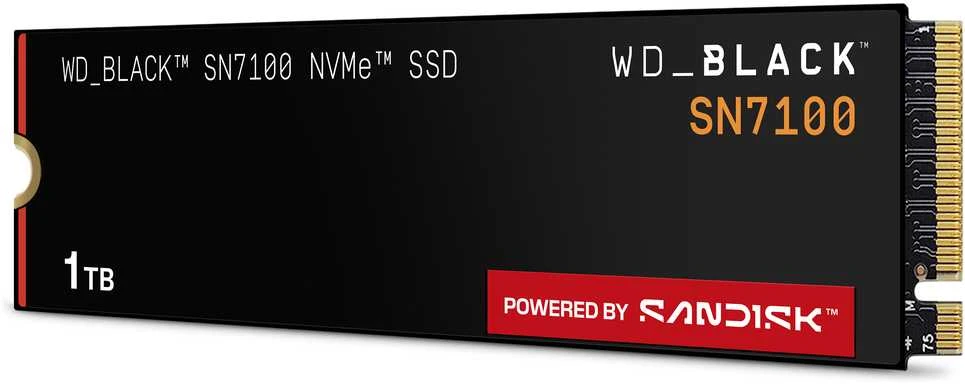 Western Digital Juodas SN7100 1 TB M.2 PCI Express 4.0 NVMe