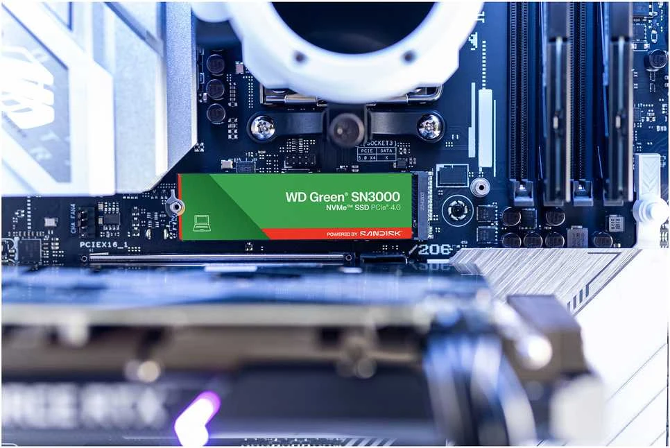 Western Digital WD Žalias SN3000 M.2 PCIe NVMe 1TB