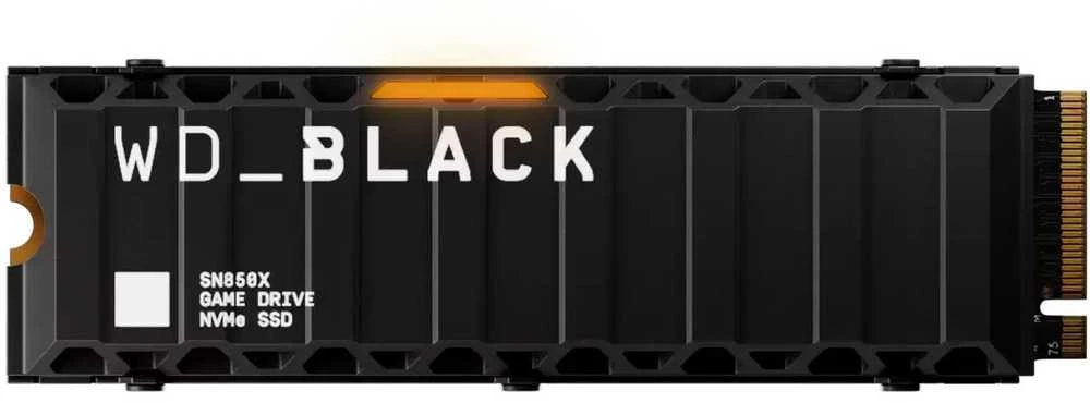 Sandisk WD Juodas SN850X M.2 PCIe NVMe 4TB with Heatsink