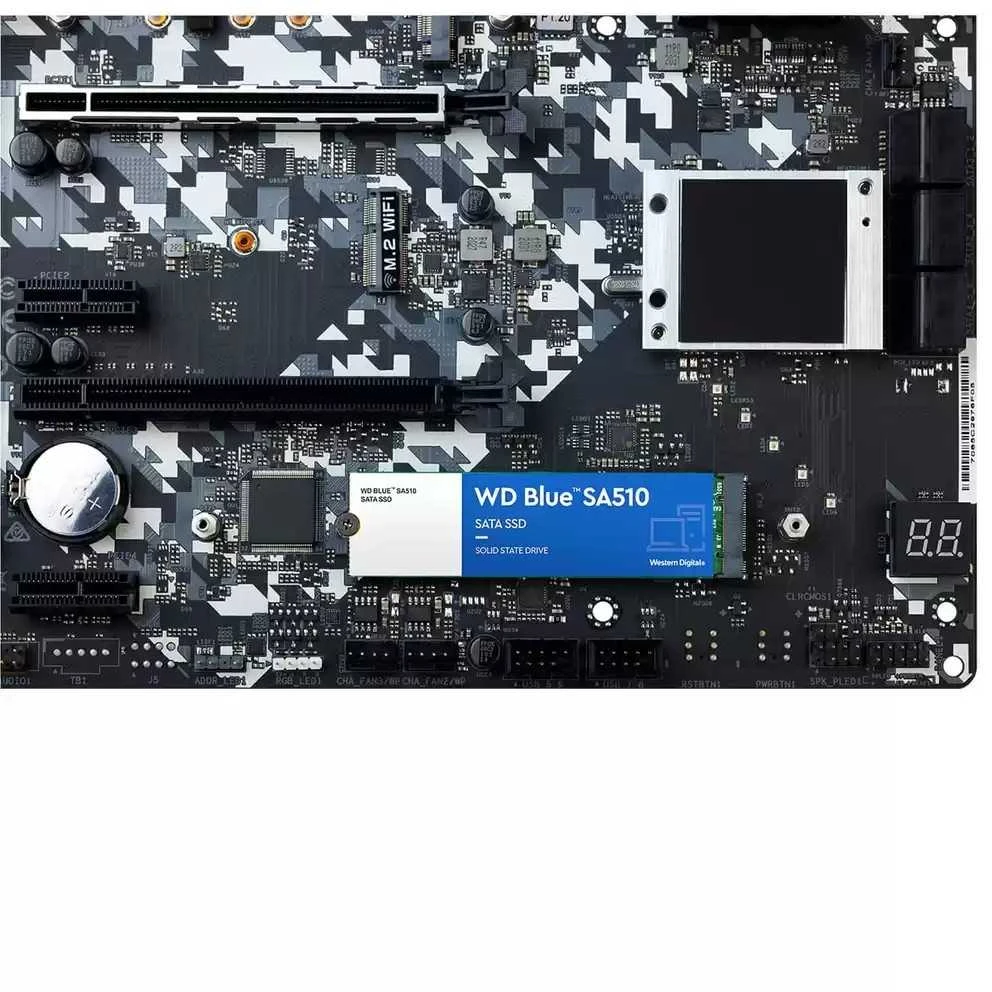 Sandisk „Western Digital“ Mėlyna SA510 M.2 2TB serijos ATA III diskas