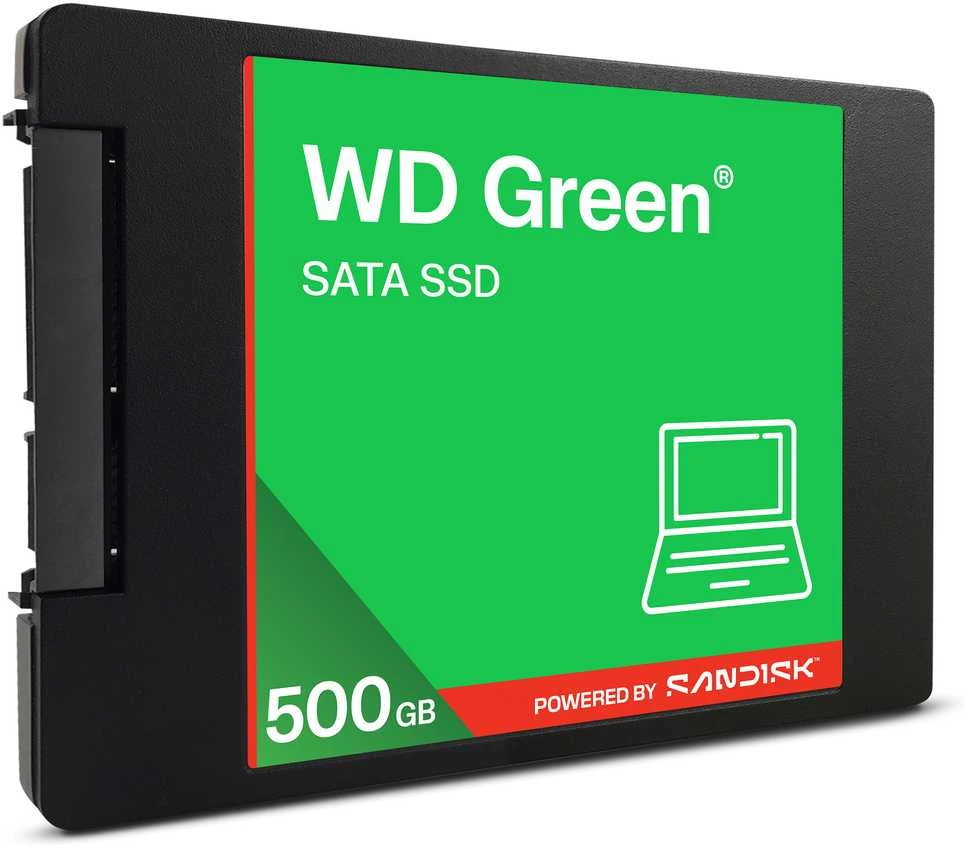 Western Digital SSD WD Žalias 500GB 2.5" SATA