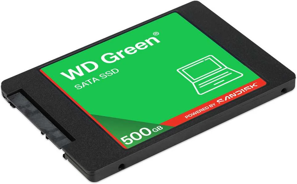 Western Digital SSD WD Žalias 500GB 2.5" SATA