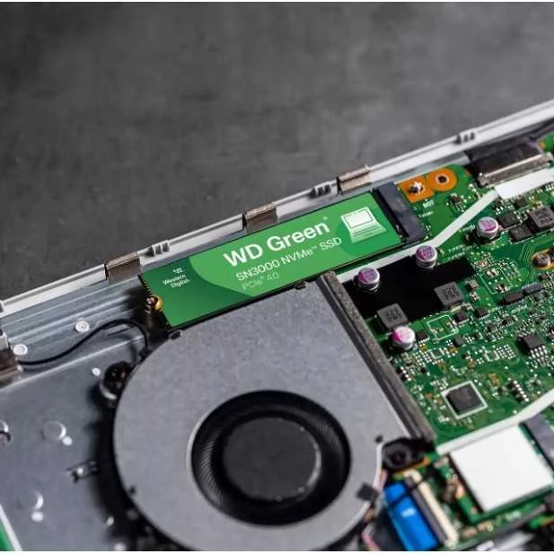 Western Digital Žalias WD ™ SN3000 NVMe™ SSD POWERED BY SANDISK 500 GB