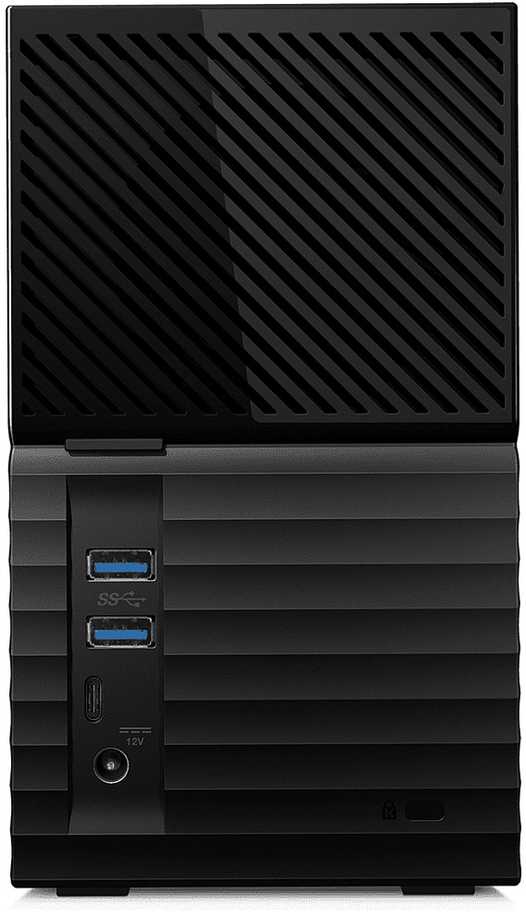 Western Digital My Book Duo 44TB RAID Storage Desktop RAID Išorinis kietasis diskas USB 3.2 Gen 1