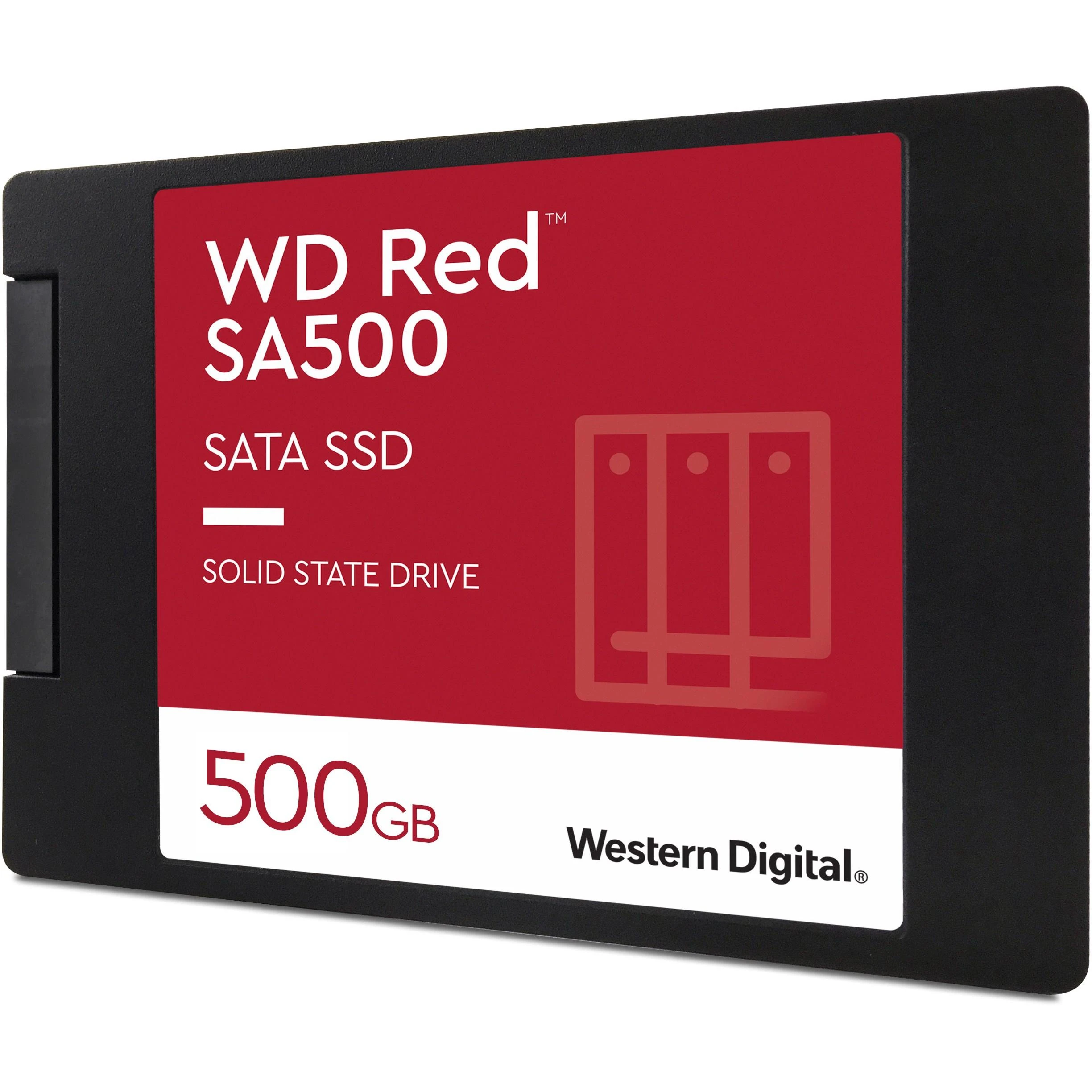 Sandisk SSD WD Raudonas 500GB 2.5" SATA WDS500G1R0A