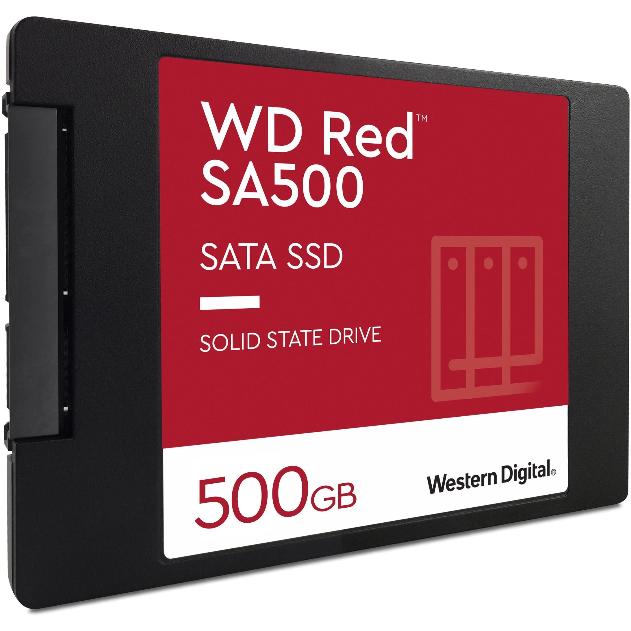 Sandisk SSD WD Raudonas 500GB 2.5" SATA WDS500G1R0A