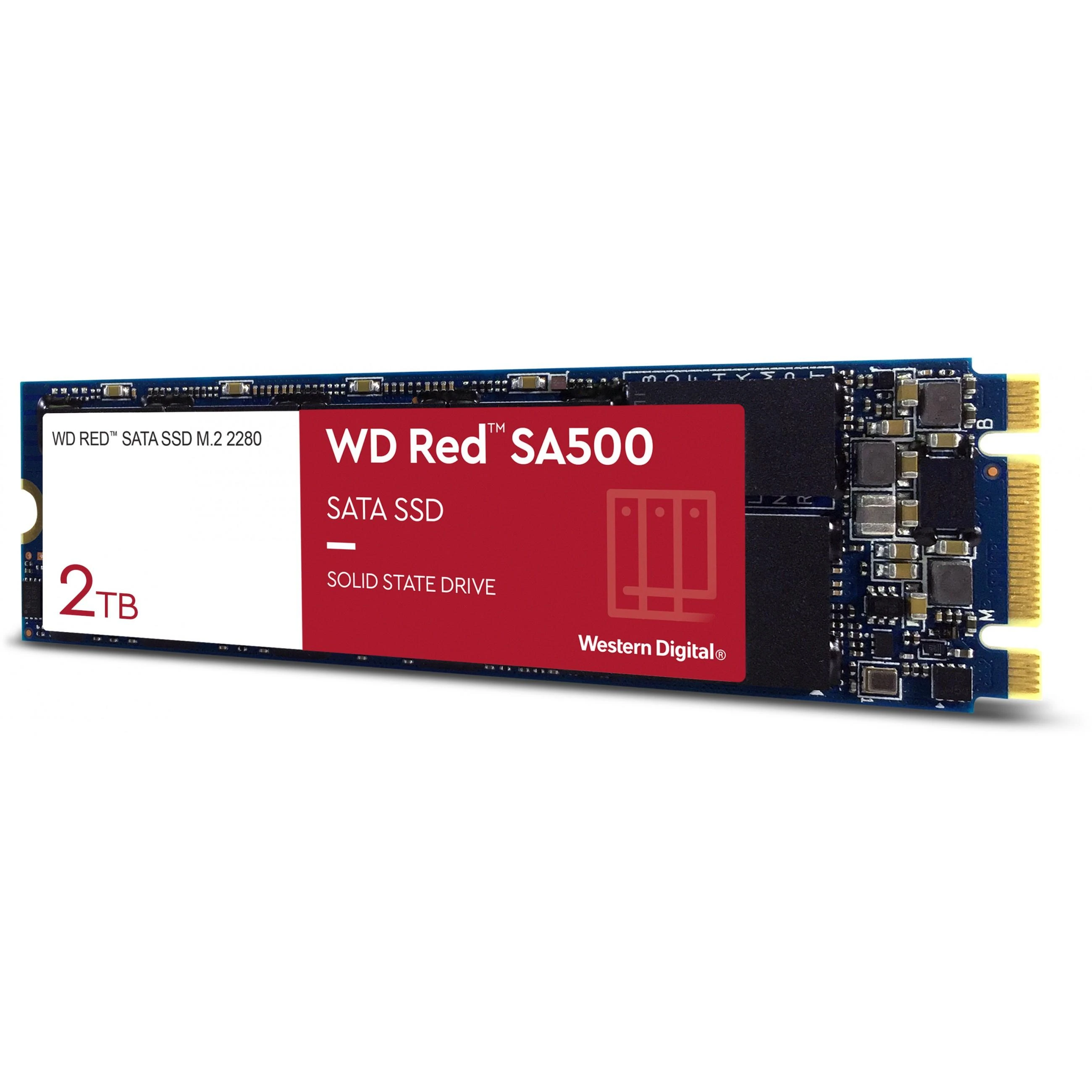 SanDisk WD Raudona SSD SA500 NAS 2TB SATA III 6Gb/s M.2 2280 Bulk