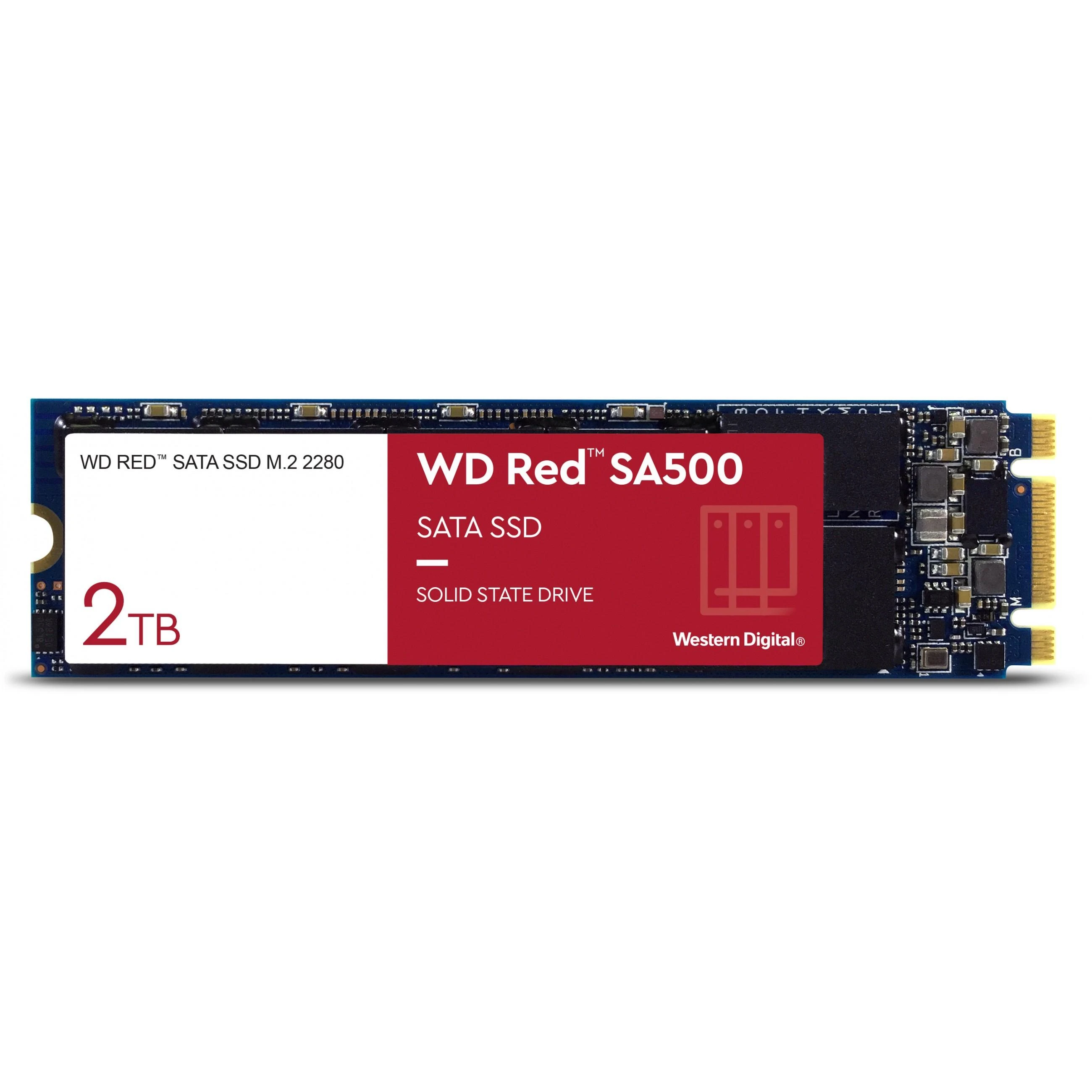 SanDisk WD Raudona SSD SA500 NAS 2TB SATA III 6Gb/s M.2 2280 Bulk