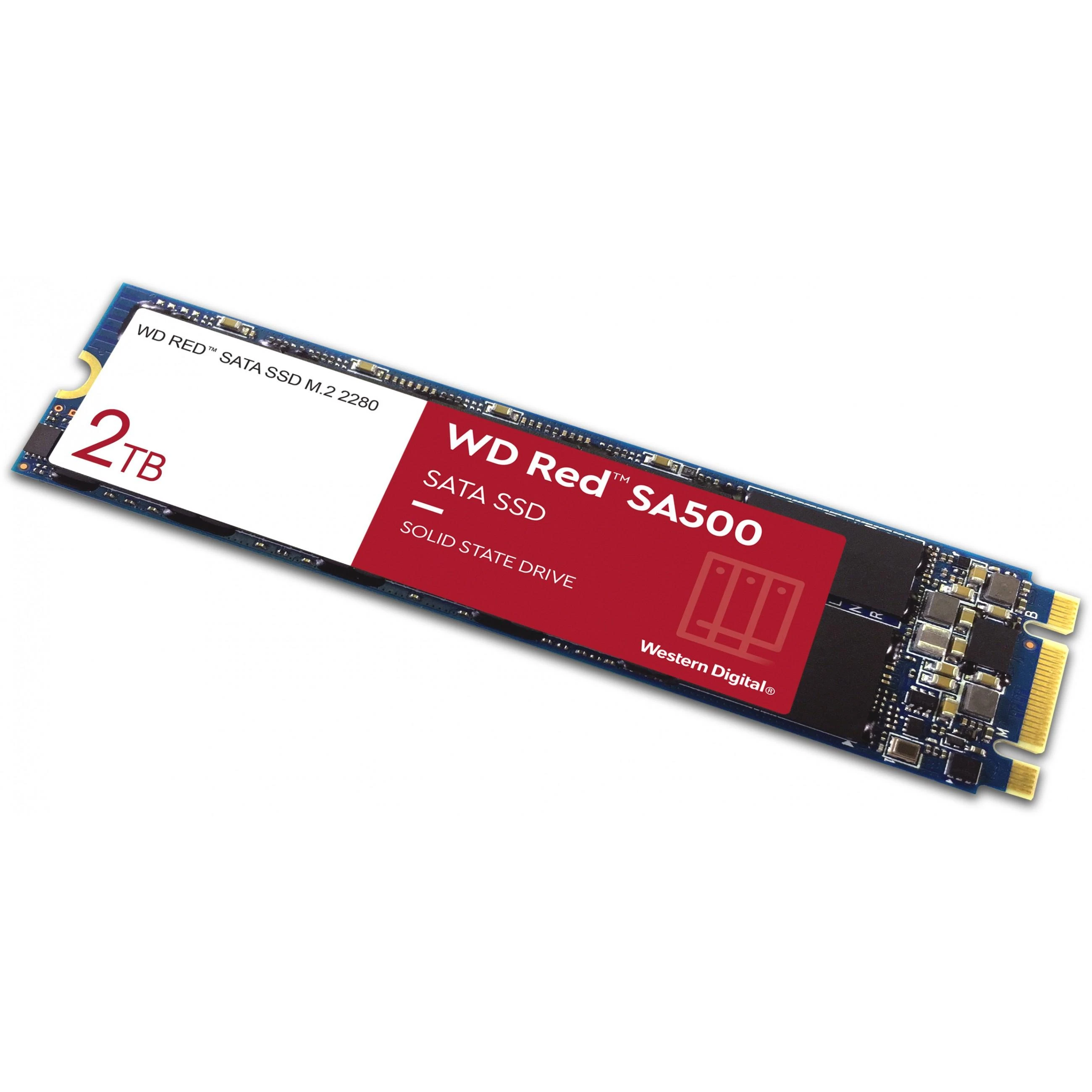 SanDisk WD Raudona SSD SA500 NAS 2TB SATA III 6Gb/s M.2 2280 Bulk