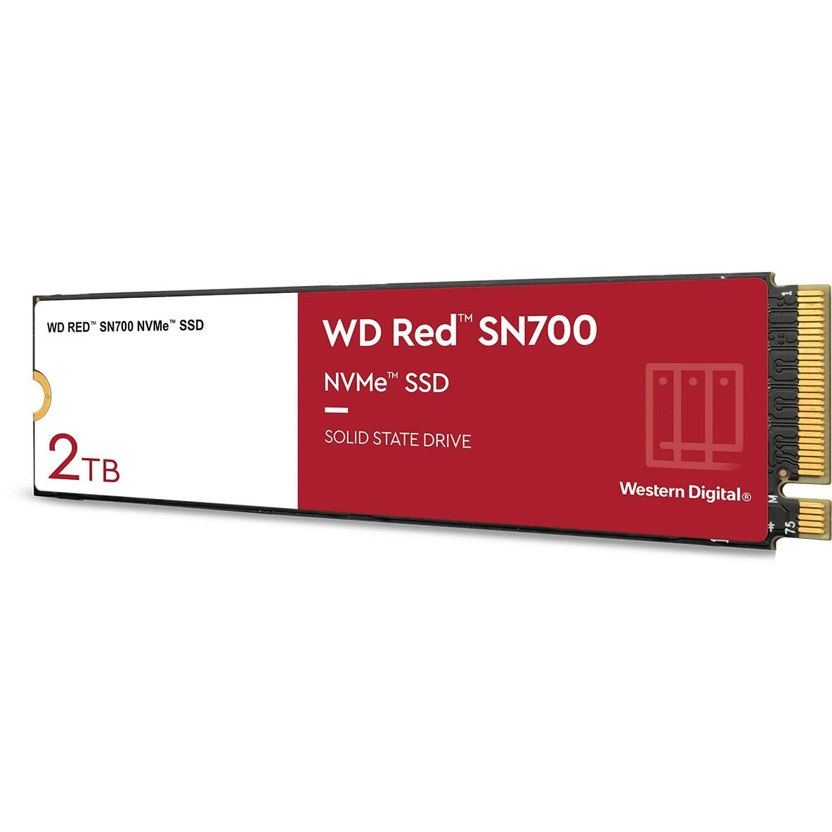 Sandisk QNAP SSD | Raudona SN700 | 2000 GB | SSD form factor M.2 2280 | Solid-state drive sąsaja PCIe NVMe Gen3