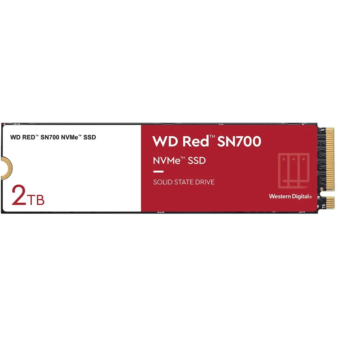 Sandisk QNAP SSD | Raudona SN700 | 2000 GB | SSD form factor M.2 2280 | Solid-state drive sąsaja PCIe NVMe Gen3