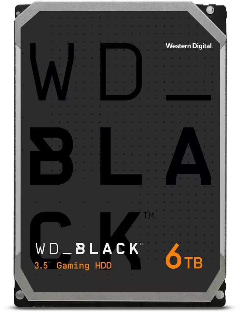SanDisk WD Juodas 6TB HDD SATA 6Gb/s Desktop 3.5inch