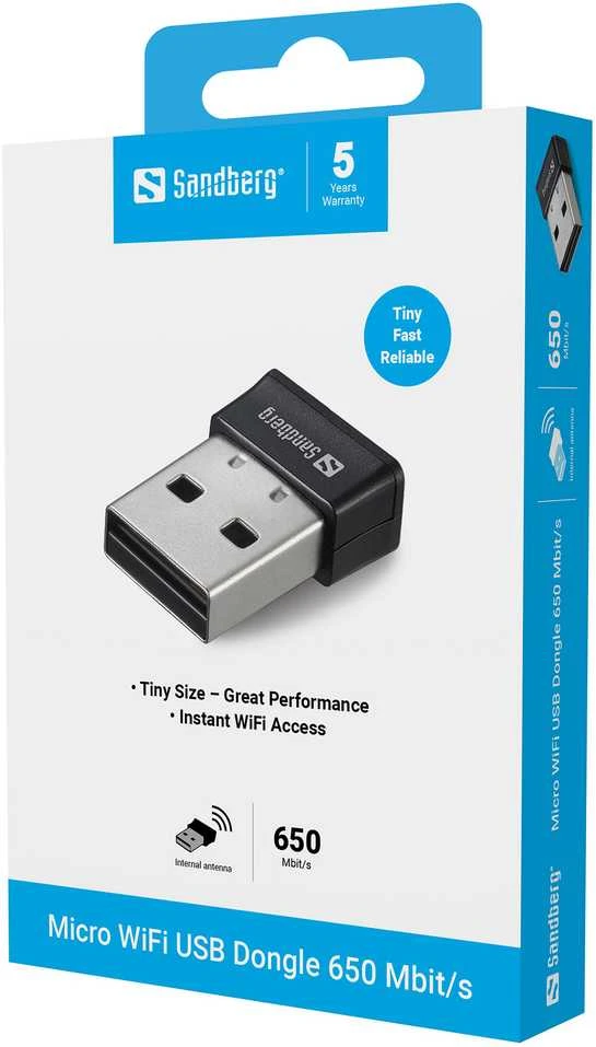 Sandberg Micro Wifi Dongle 650 Mbit/s