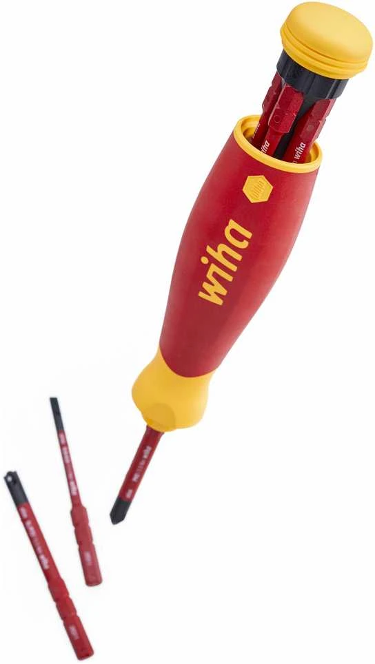 Atsuktuvas su antgaliais (4 vnt.) WIHA PocketMax® 1000V, Elektrikams