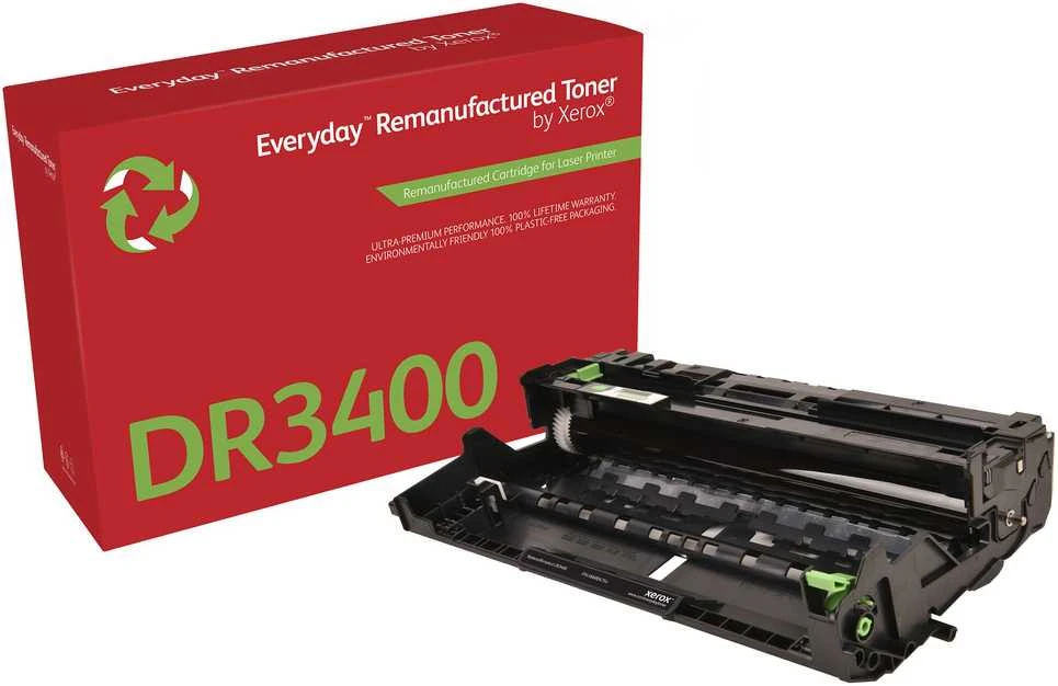 Tonerio kasetė Xerox, būgnas Xerox, „Everyday REMAN DR3400“, juodas