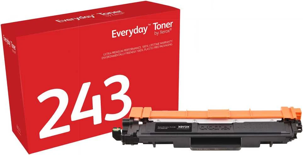 Xerox KASDIENINIS Juodas TONERIS, SUDERINAMAS SU BROTHER TN-243BK DIDELĖS TALPOS