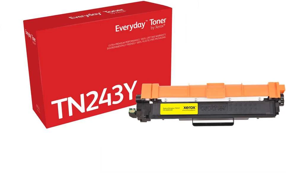 Xerox KASDIENINIS „Geltonas“ TONERIS – SUDERINAMAS SU „BROTHER TN-243Y“