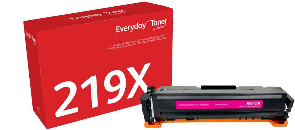 Xerox EVERYDAY MAGENTA TONER REPLACES - HP 219X (W2193X) HIGH CAPACITY