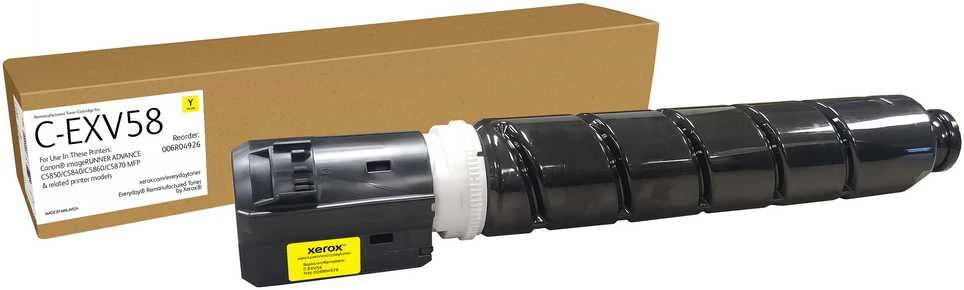 Xerox EVERYDAY REMANUFACT. TONER REPL - CANON C-EXV58 Geltonas 3766C002AA