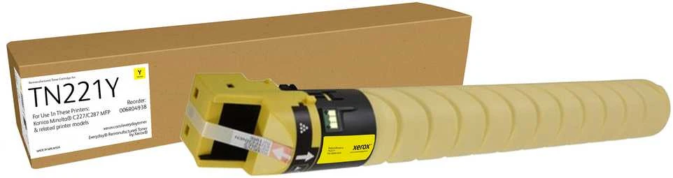 Xerox EVERYDAY REMANUFACT. TONER REPL - KONICA M. TN221Y Geltonas A8K3230