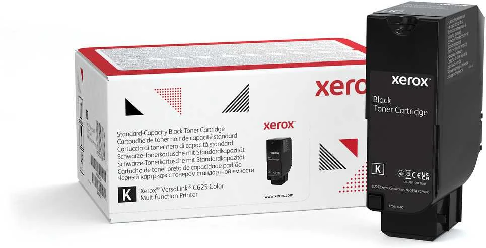 Xerox VERSALINK C625 Juodas STANDARD - CAPACITY TONER CARTRIDGE (8000 P