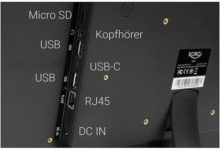Planšetė Xoro MegaPAD 2154 V7 21.5'' 64GB Juodas (XOR400380)