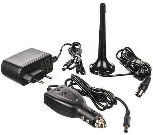 Automagnetola „Xoro PTL 1050 V2“, 10,1 colio (25,6 cm) DVB-T2 mini televizorius / „Freenet“