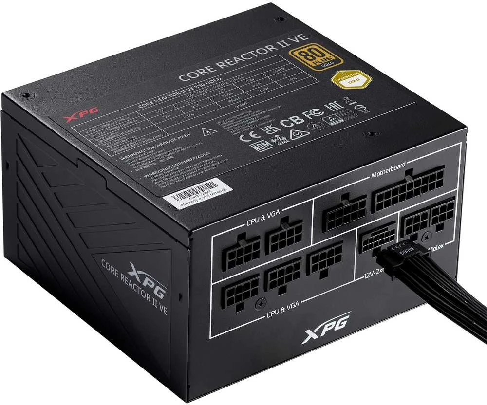 XPG (ADATA) XPG CORERACTOR II VE 850W maitinimo šaltinis
