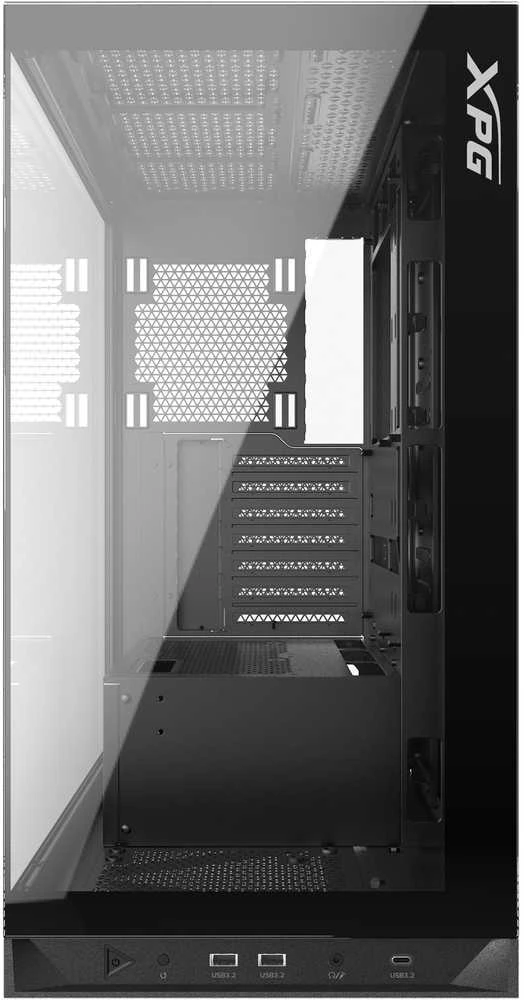 ADATA XPG Invader X ATX Midi Tower juodas 4x120mm ARGB Glas USB C