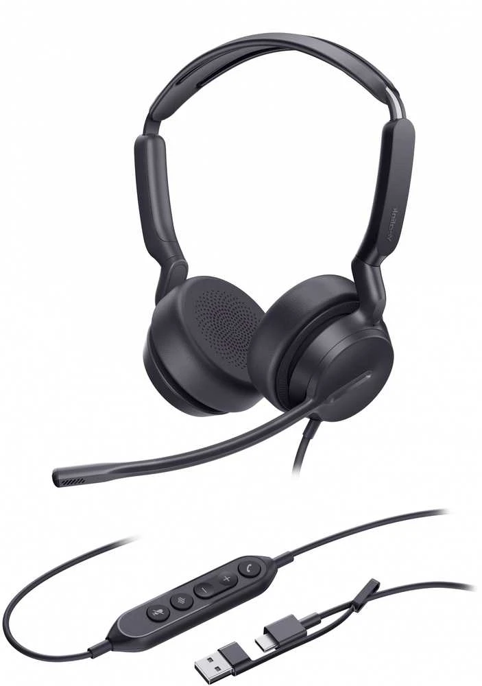 Yealink Ausinės UH42 Dual UC USB-C/A