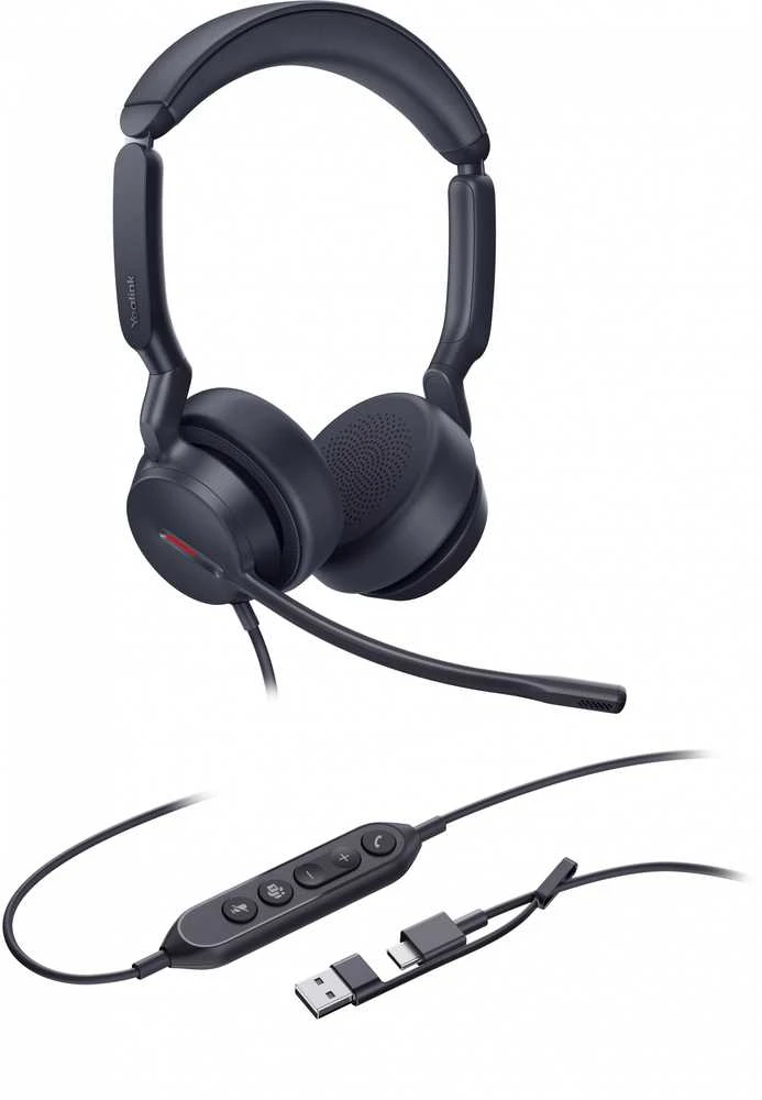 Yealink UH44 Teams USB-C/A dvipusės ausinės
