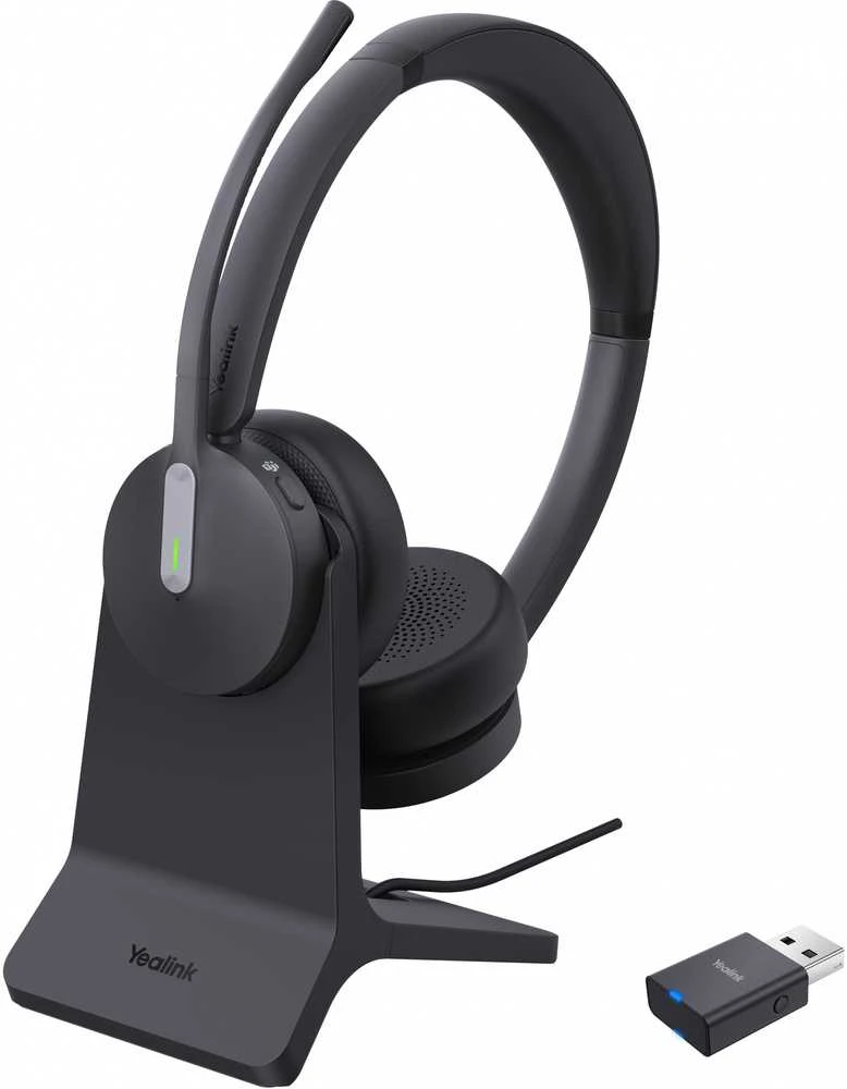 Yealink Dect Ausinės WH64 Hybrid Dual su Charging Stovas Teams