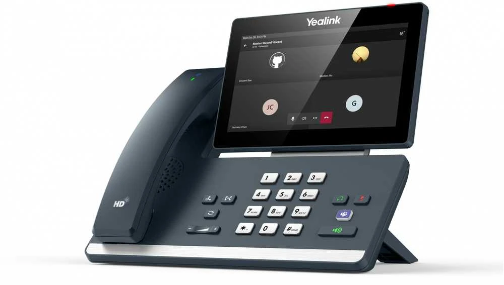 Yealink MP58-WH „Microsoft Teams“ leidimas, IP telefonas, pilkas, belaidis ragelis, stalinis, „Android“, „Microsoft Teams“
