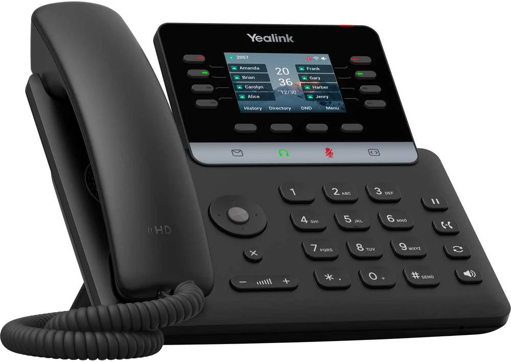 Yealink T73U IP telefonas Juoda LCD