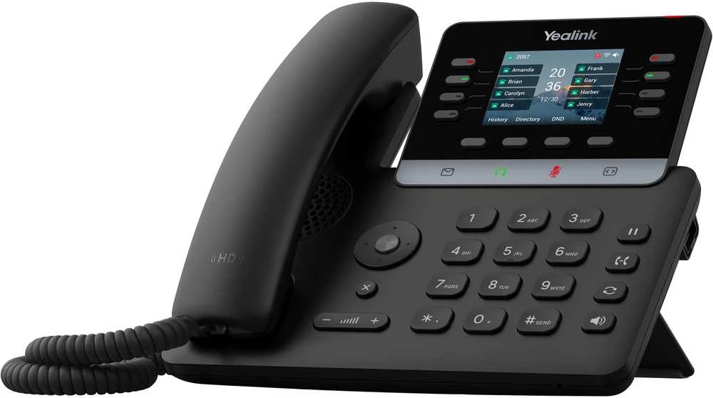 Yealink T73U IP telefonas Juoda LCD