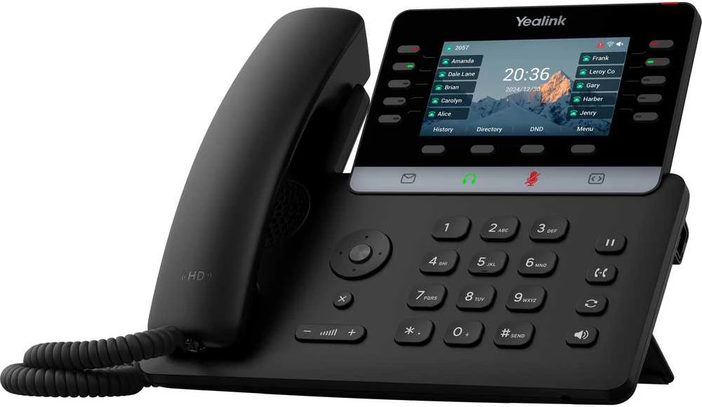 Yealink T74U IP telefonas Juoda LCD