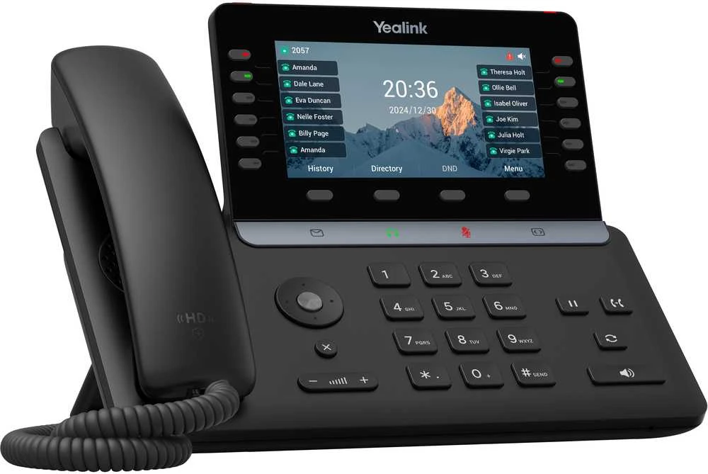 Yealink T85W IP telefonas Juoda LCD „Wi-Fi“