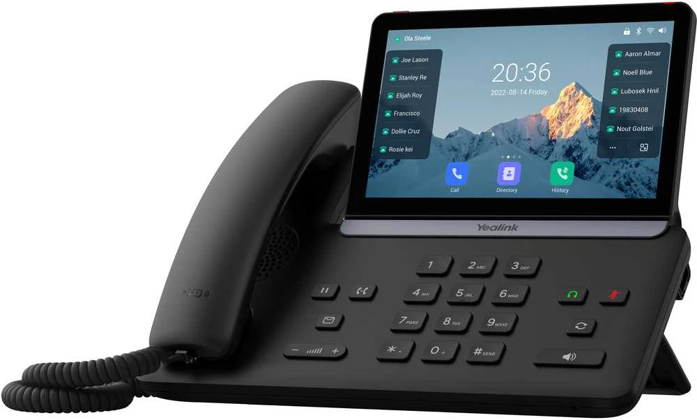 Yealink T88W IP telefonas Juoda LCD