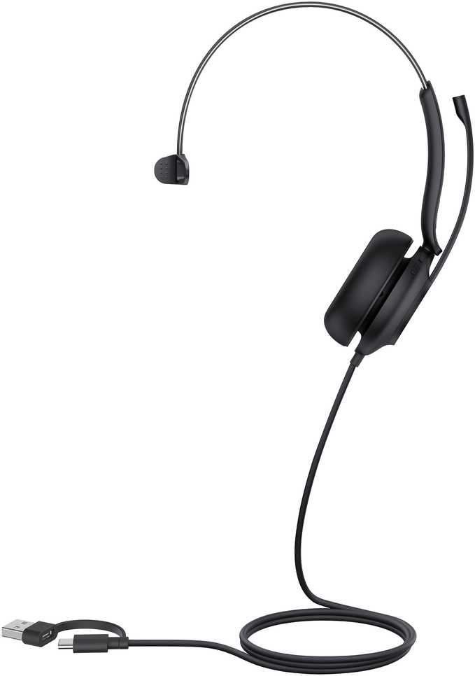 Ausinės Yealink Ausinės UH35 Mono UC USB-C/A