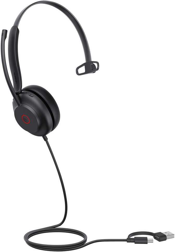 Ausinės Yealink Ausinės UH35 Mono UC USB-C/A